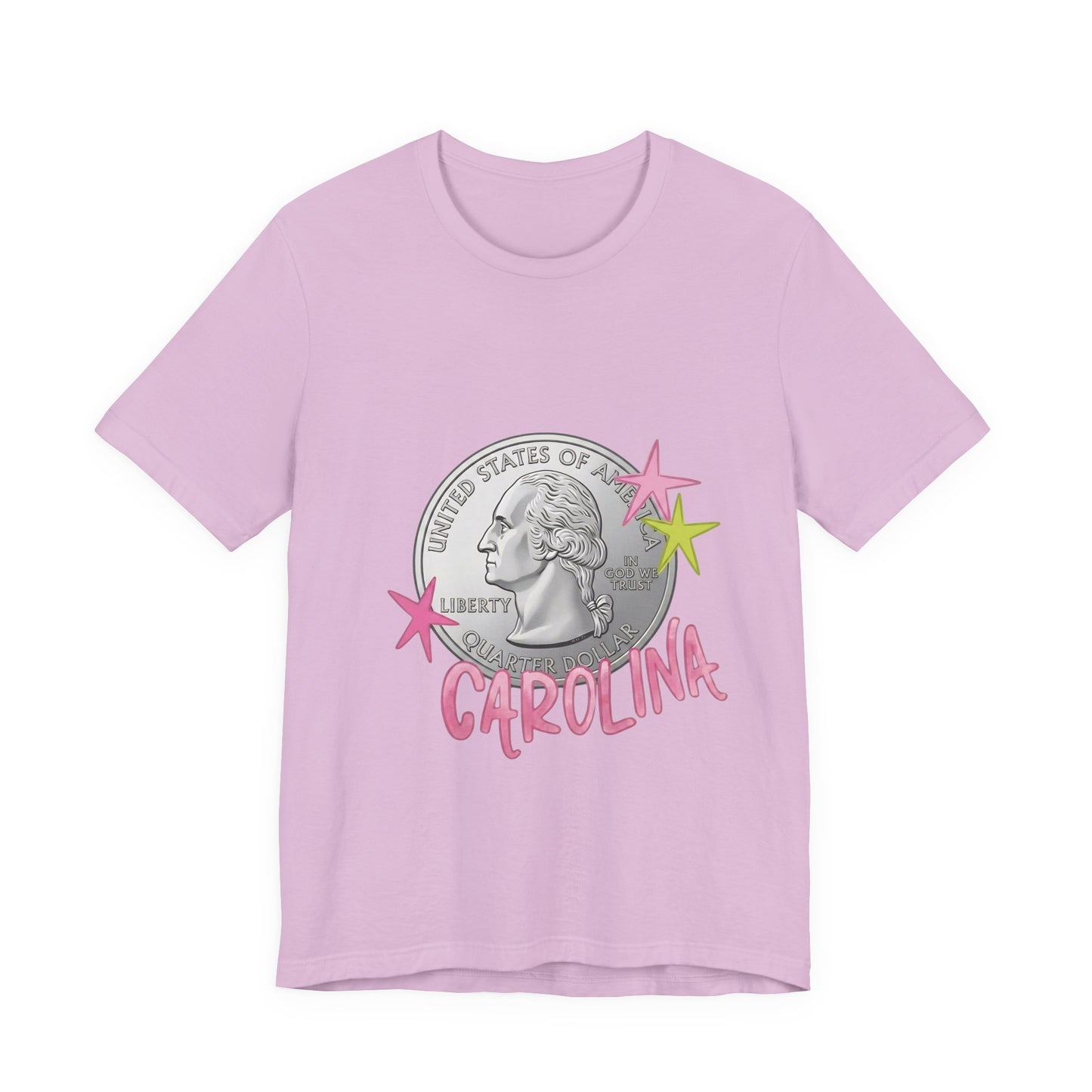 "Heads Carolina, Tail's California" Quarter Graphic Tee