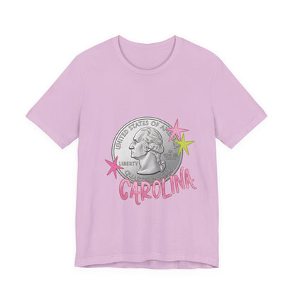 "Heads Carolina, Tail's California" Quarter Graphic Tee