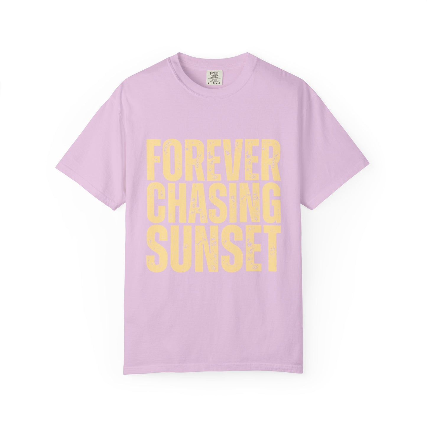 T-Shirt — "Forever Chasing Sunset" Graphic Tee