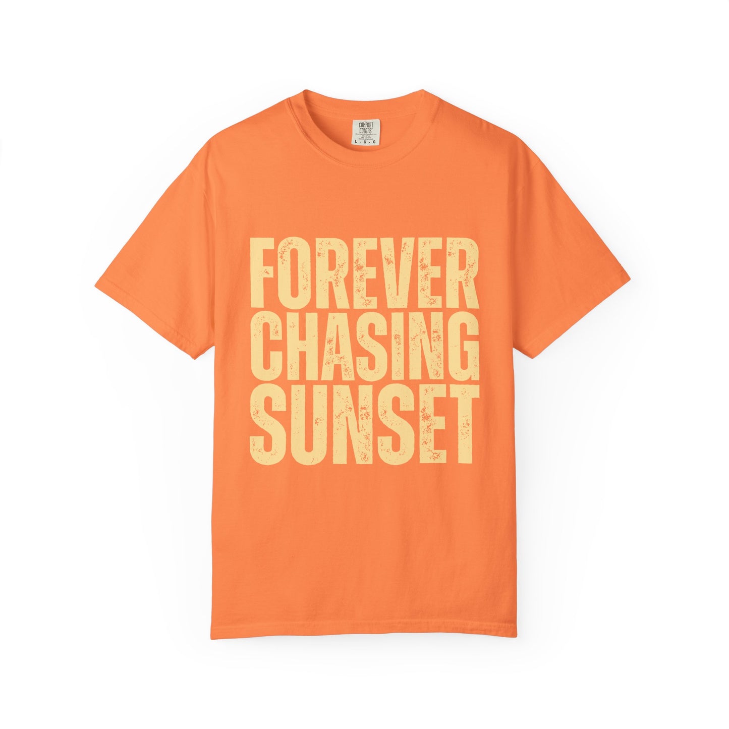 T-Shirt — "Forever Chasing Sunset" Graphic Tee