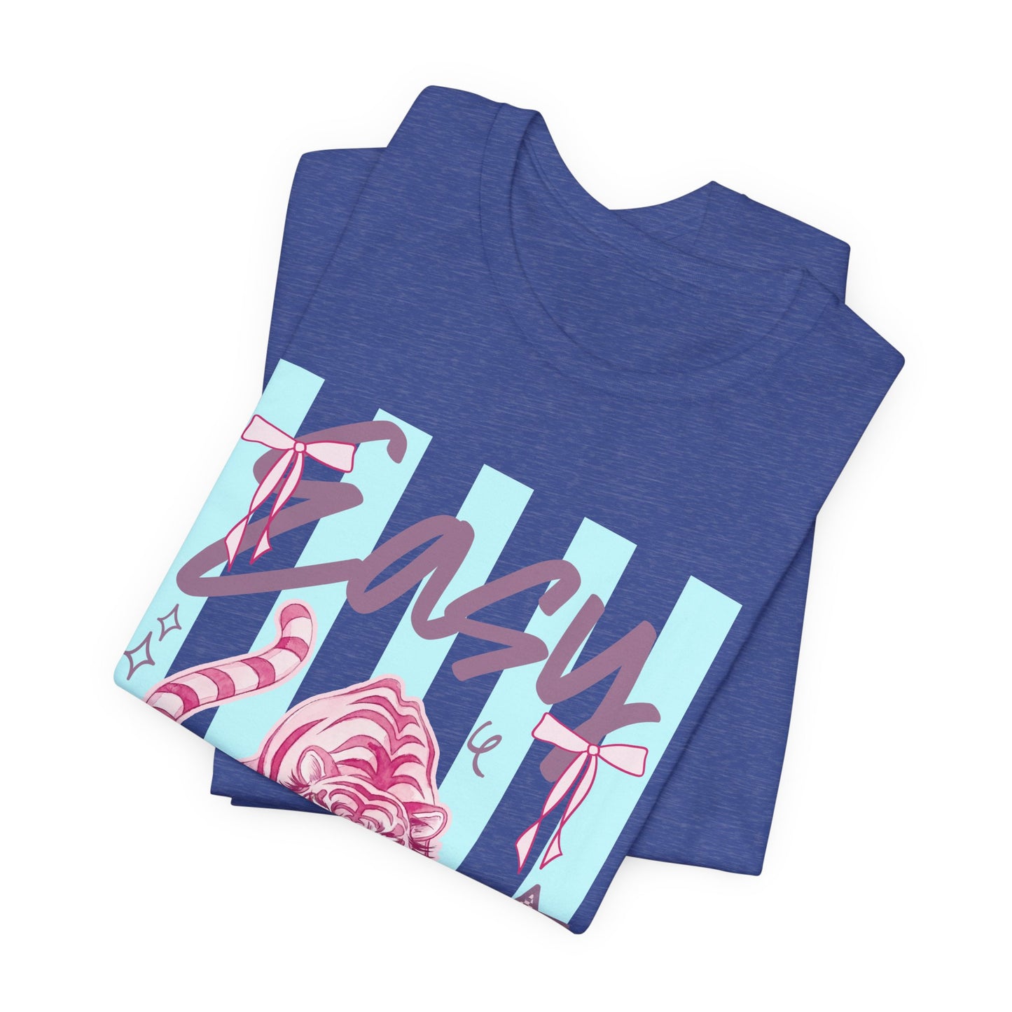 "Easy Tiger" Tee — Retro Pastel Graphic T-Shirt