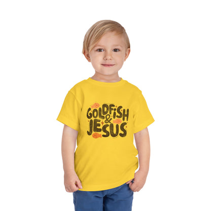Goldfish & Jesus Toddler Tee — Cute Christian Kids Shirt