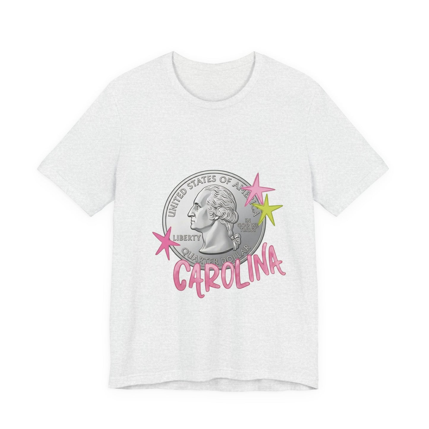 "Heads Carolina, Tail's California" Quarter Graphic Tee