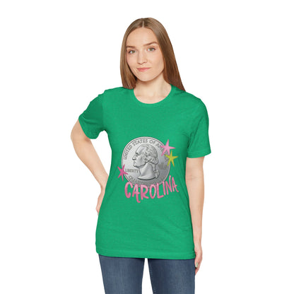 "Heads Carolina, Tail's California" Quarter Graphic Tee