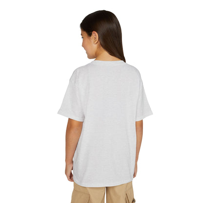 Youth T-Shirt — "Out the Door" Dino Graphic Tee