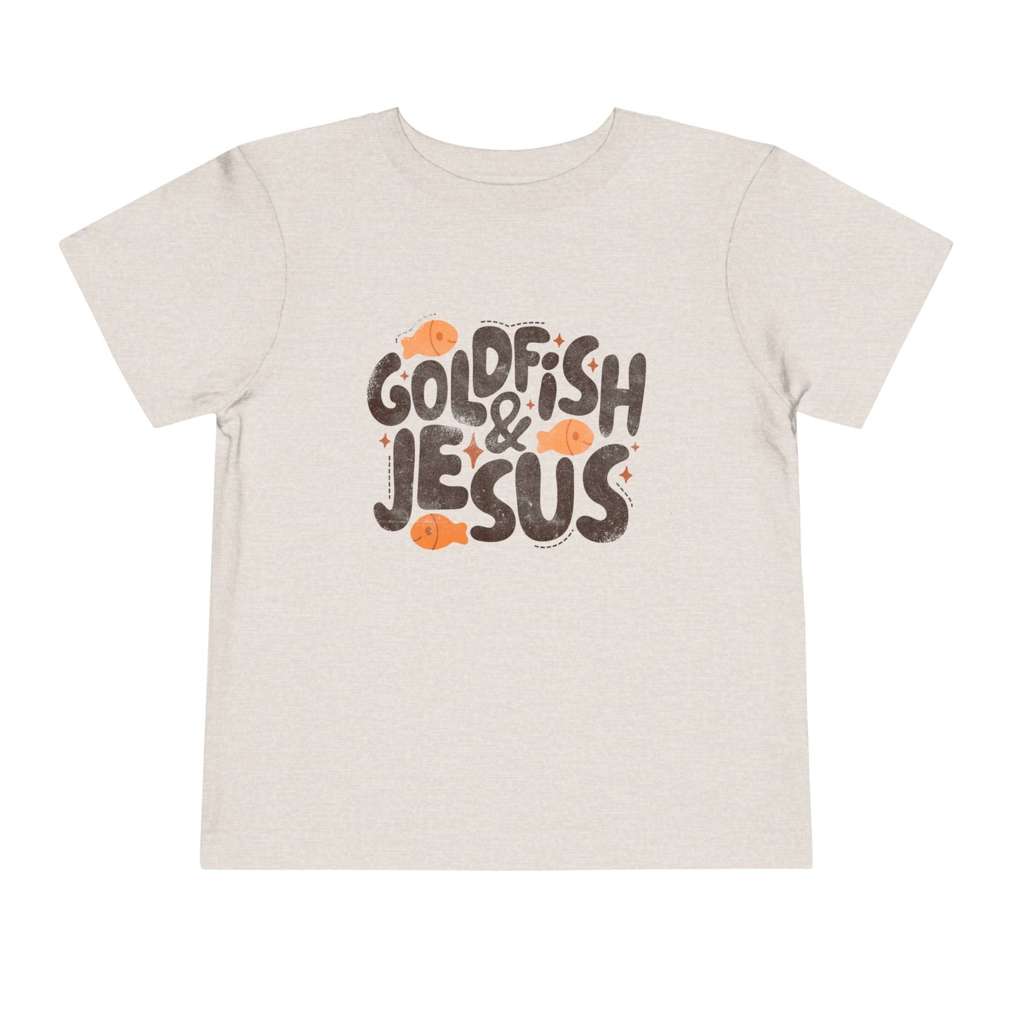 Goldfish & Jesus Toddler Tee — Cute Christian Kids Shirt