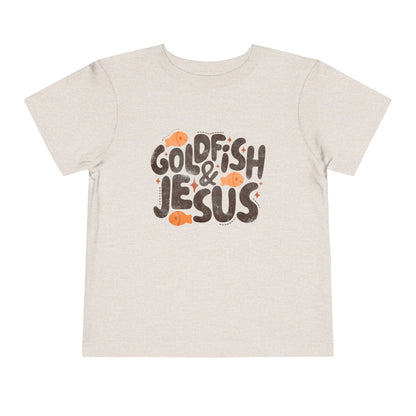 Goldfish & Jesus Toddler Tee — Cute Christian Kids Shirt