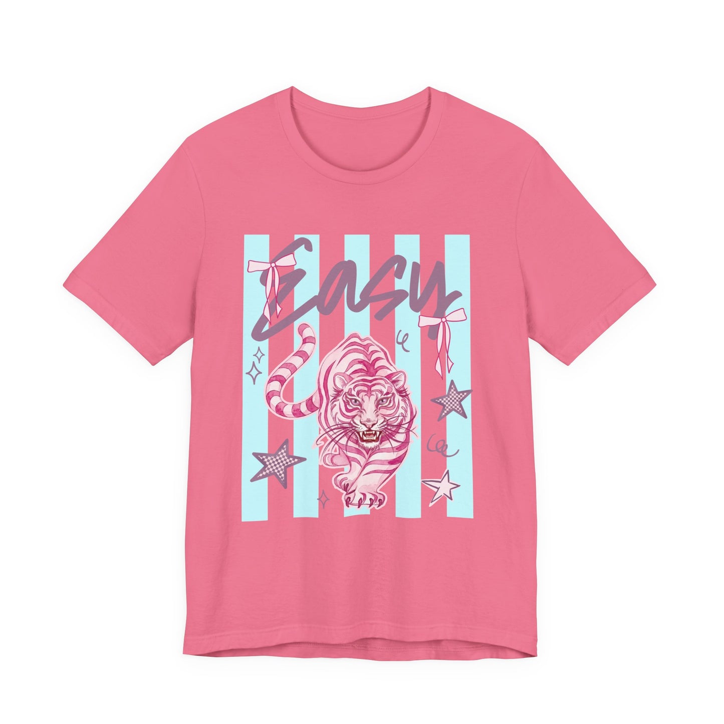 "Easy Tiger" Tee — Retro Pastel Graphic T-Shirt