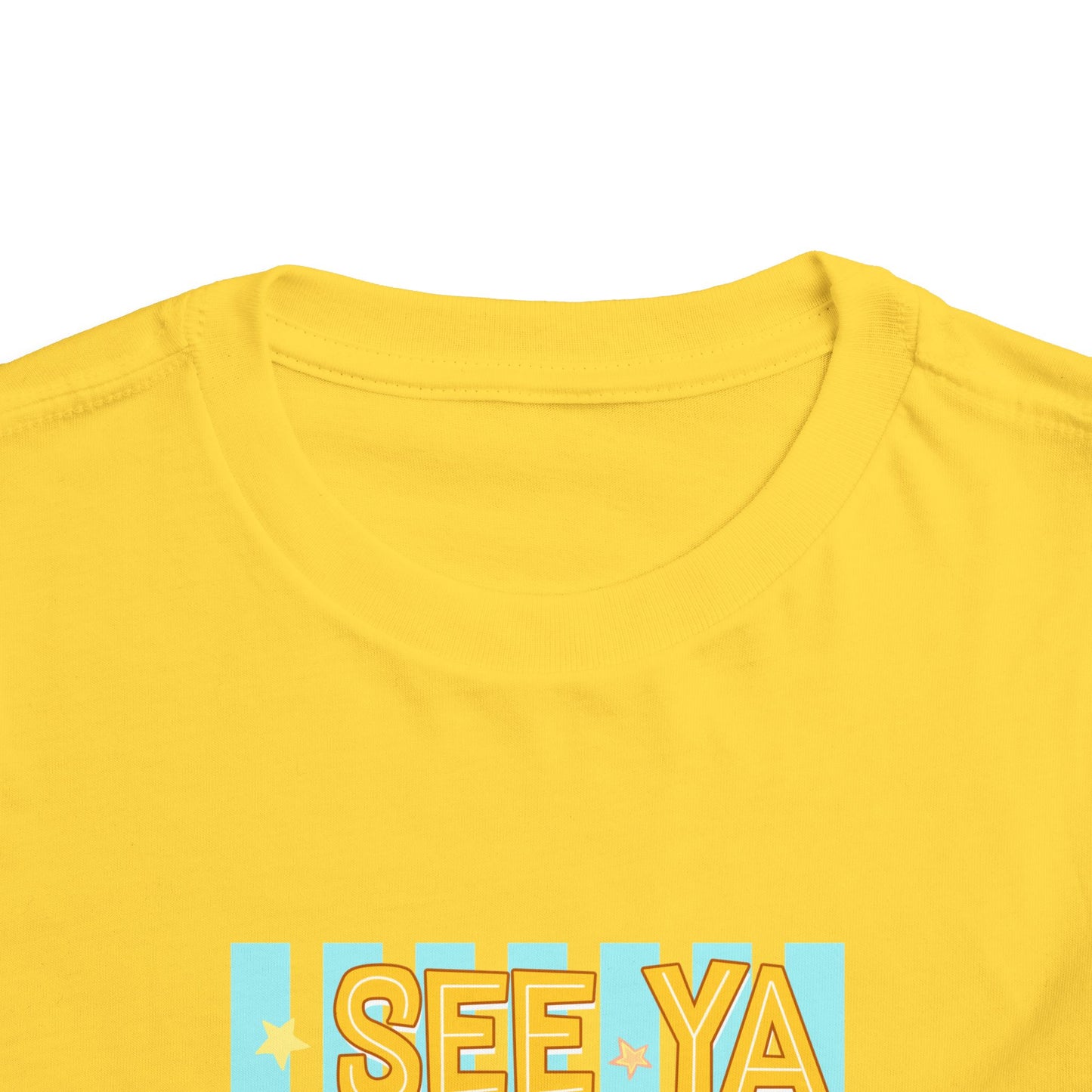 Toddler Tee — "See Ya Later Excavator" Construction Shirt