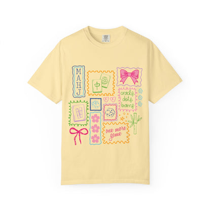 Cute Mahjong Graphic T-Shirt