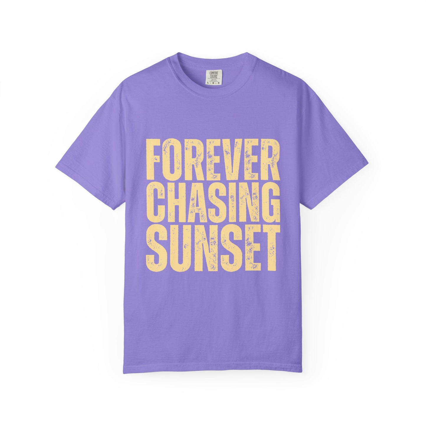 T-Shirt — "Forever Chasing Sunset" Graphic Tee