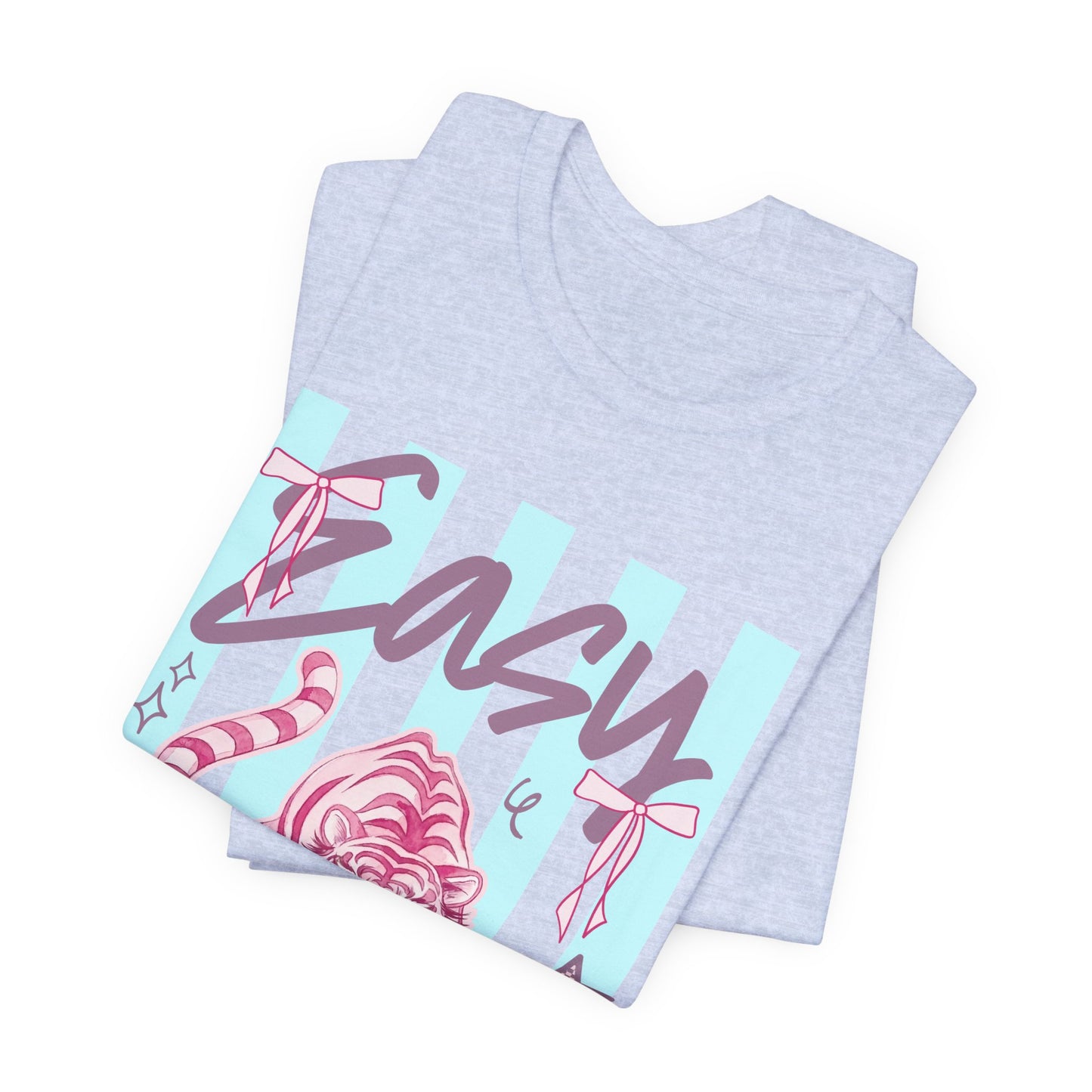 "Easy Tiger" Tee — Retro Pastel Graphic T-Shirt