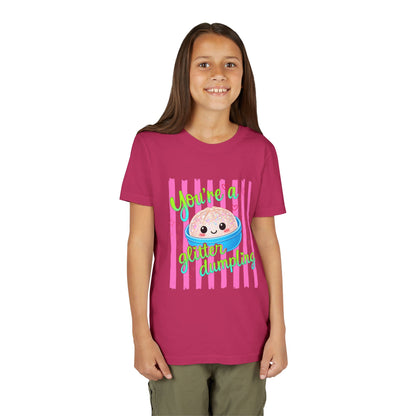 Youth Tee - "You're a Glitter Dumpling" Cute Squishy Dumpling Graphic T-Shirt