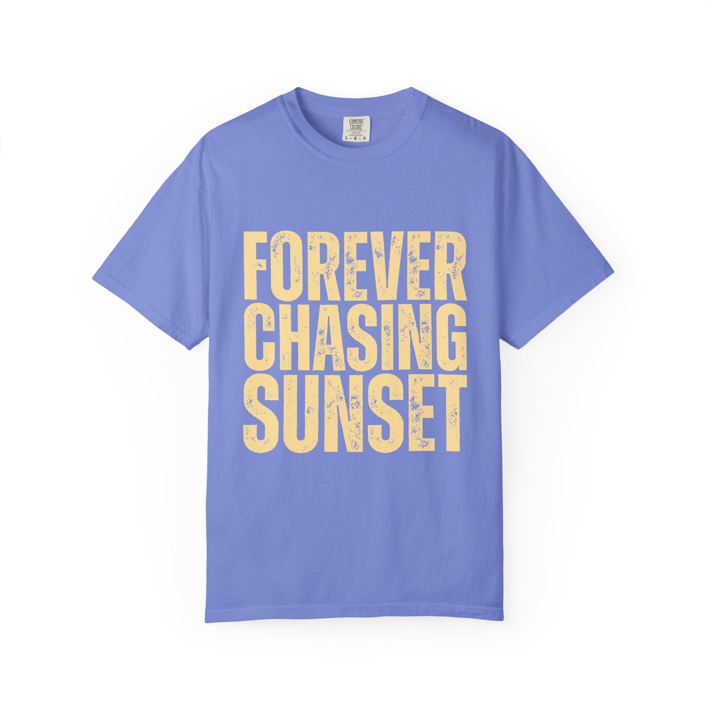 T-Shirt — "Forever Chasing Sunset" Graphic Tee
