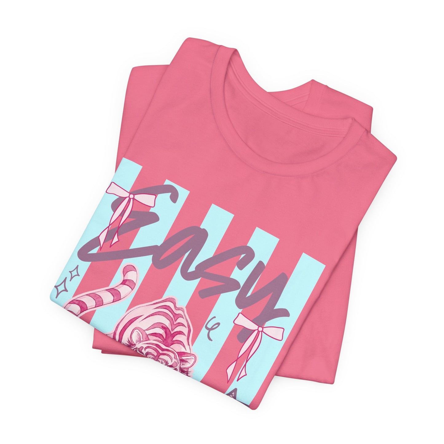 "Easy Tiger" Tee — Retro Pastel Graphic T-Shirt