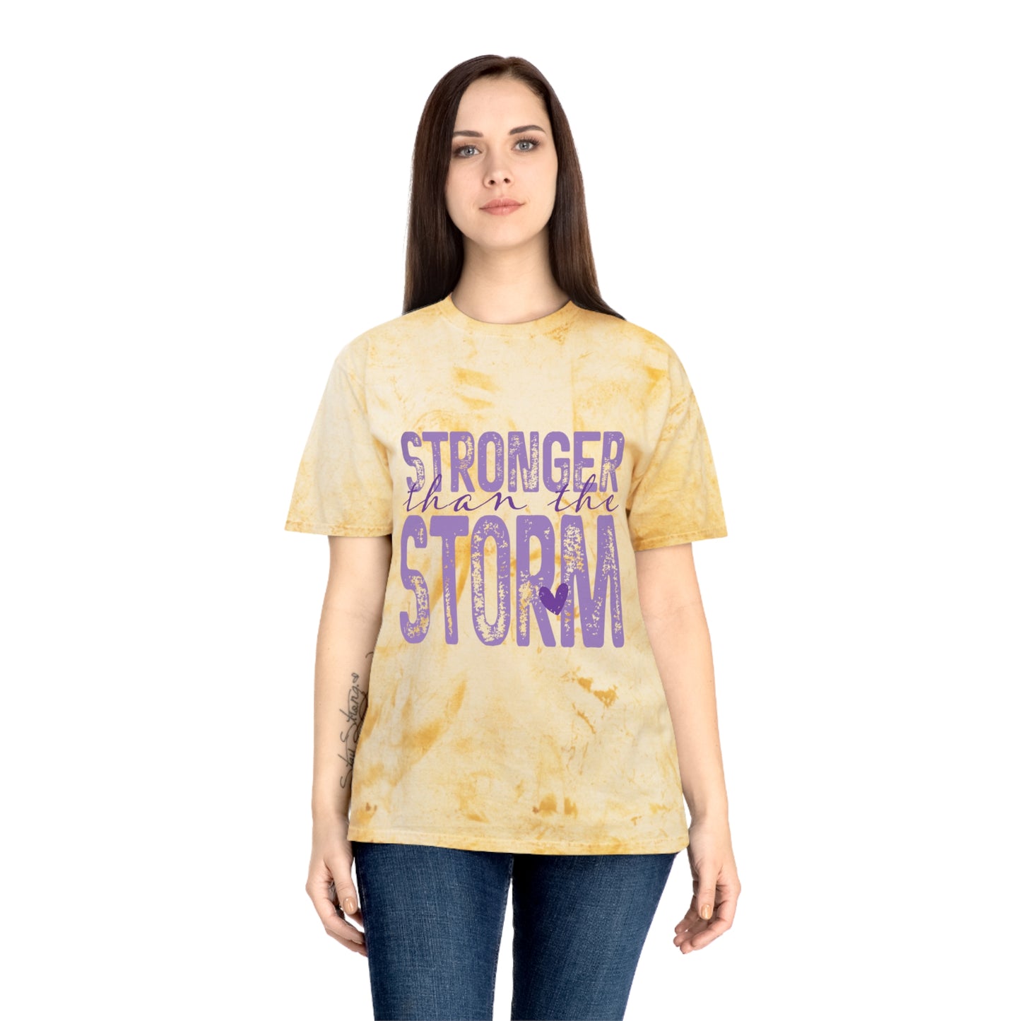 Stronger Than the Storm Tie-Dye Tee