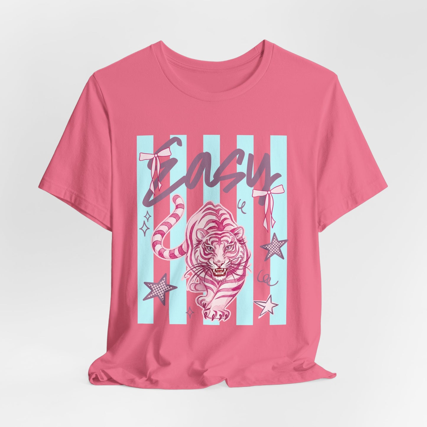 "Easy Tiger" Tee — Retro Pastel Graphic T-Shirt