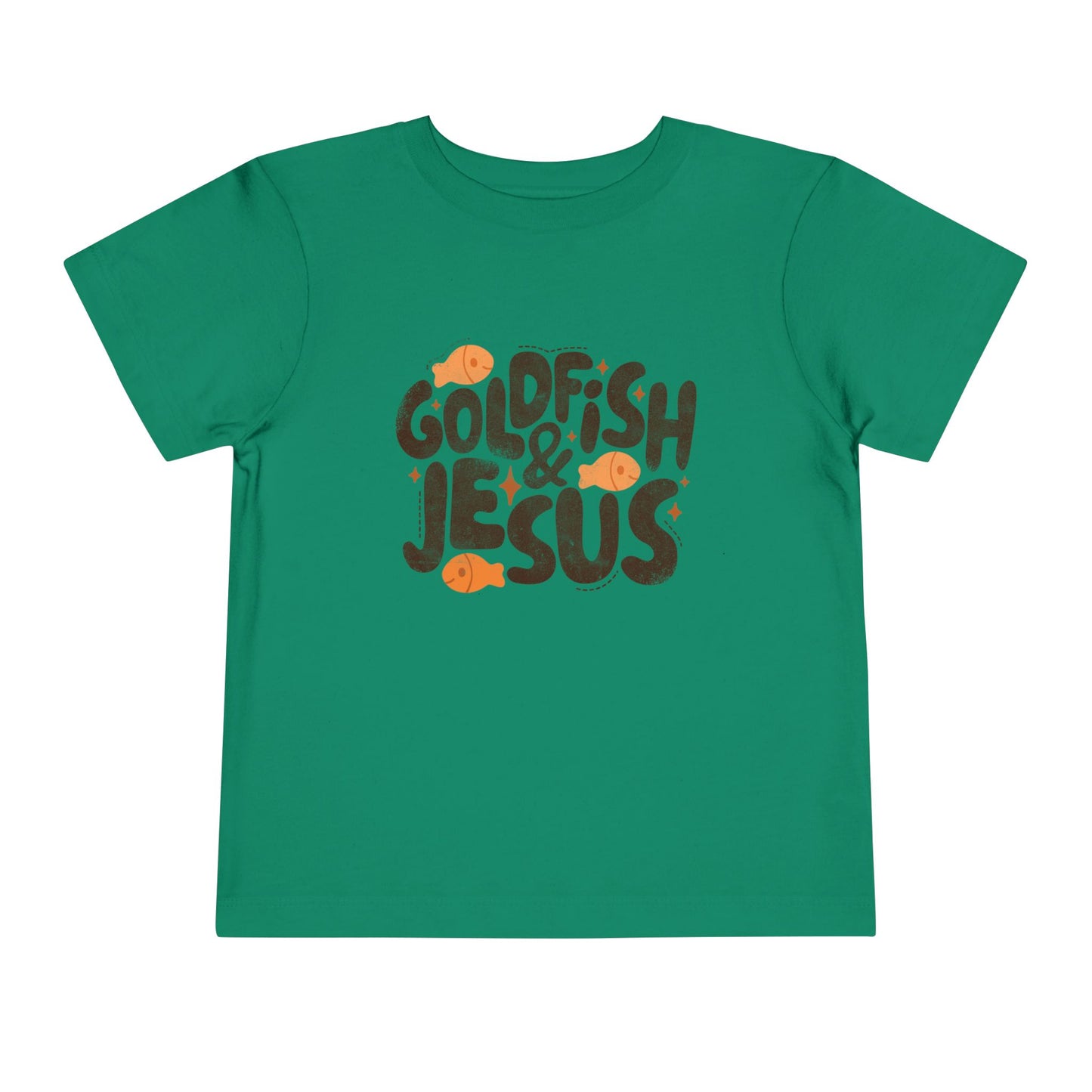 Goldfish & Jesus Toddler Tee — Cute Christian Kids Shirt