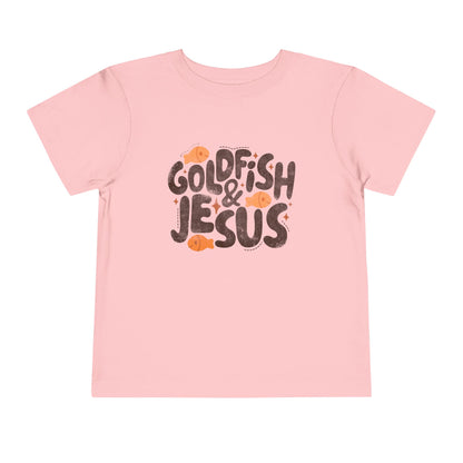 Goldfish & Jesus Toddler Tee — Cute Christian Kids Shirt