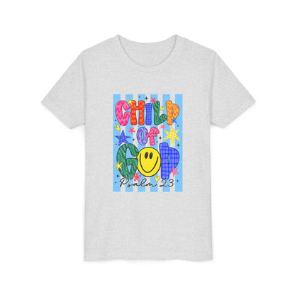 Child of God Youth T‑Shirt — Colorful Smiley Faith Tee