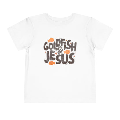 Goldfish & Jesus Toddler Tee — Cute Christian Kids Shirt