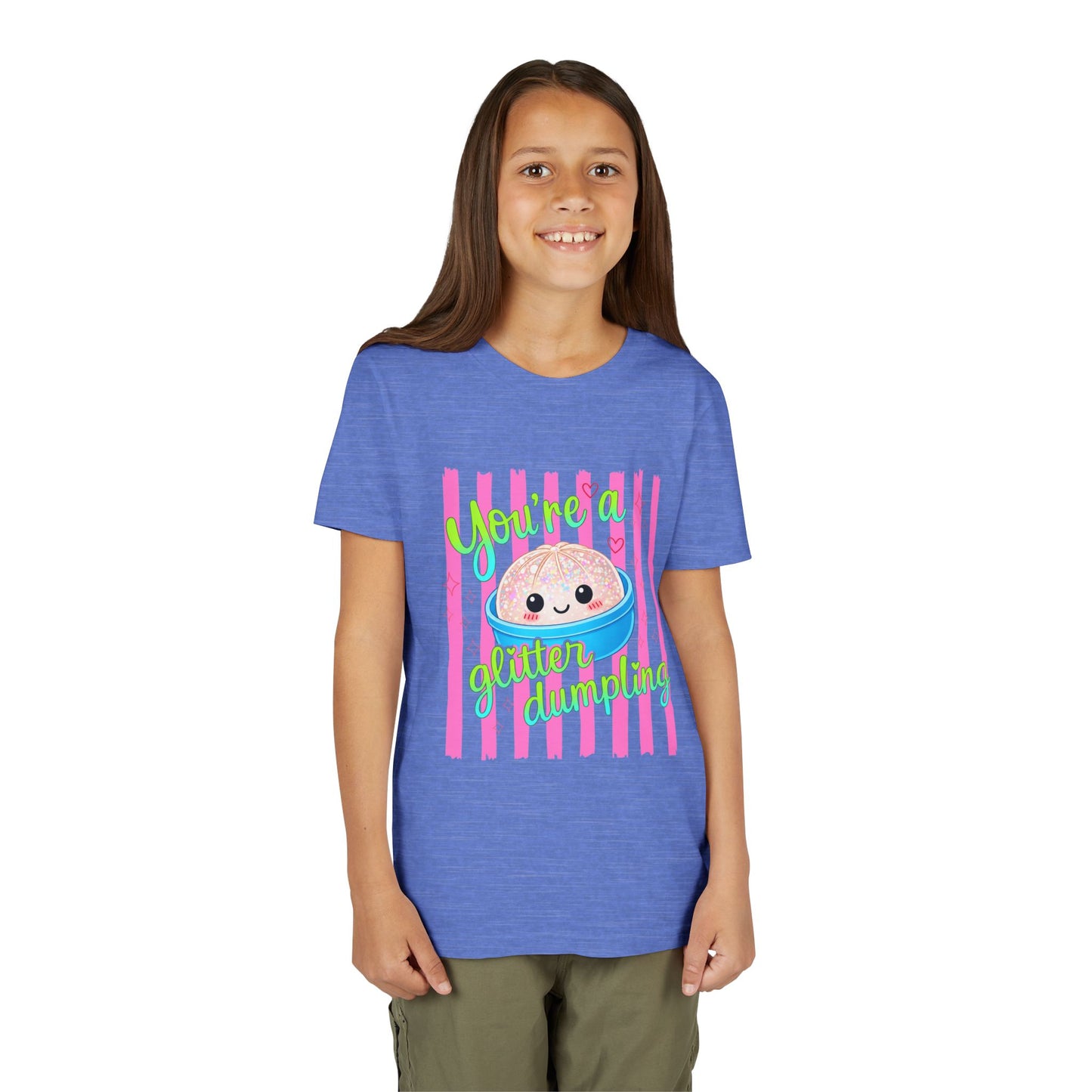 Youth Tee - "You're a Glitter Dumpling" Cute Squishy Dumpling Graphic T-Shirt