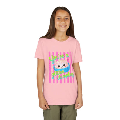 Youth Tee - "You're a Glitter Dumpling" Cute Squishy Dumpling Graphic T-Shirt