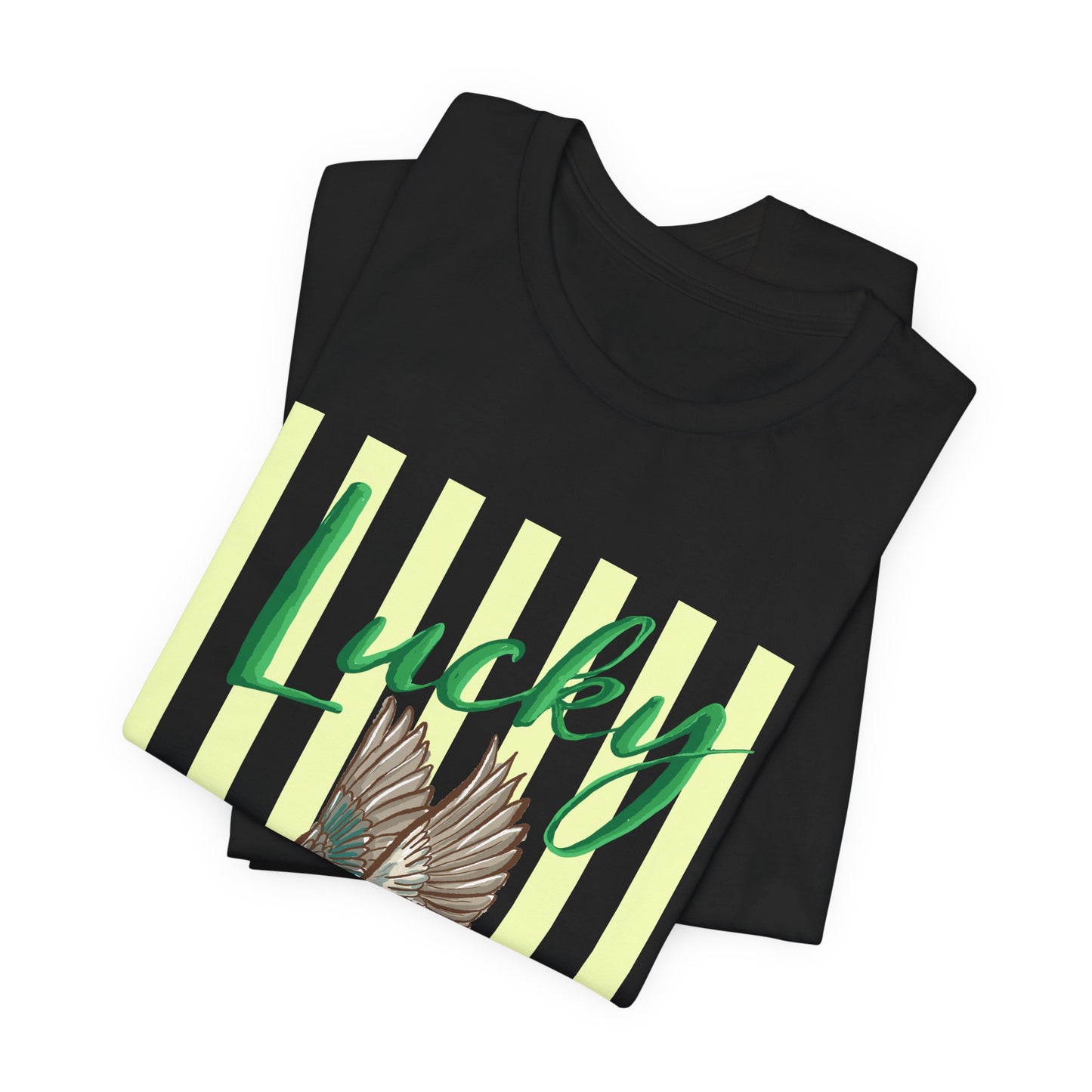 Lucky Mallard Duck Graphic Tee — Casual Nature T-Shirt for Outdoors & St. Patrick’s Day