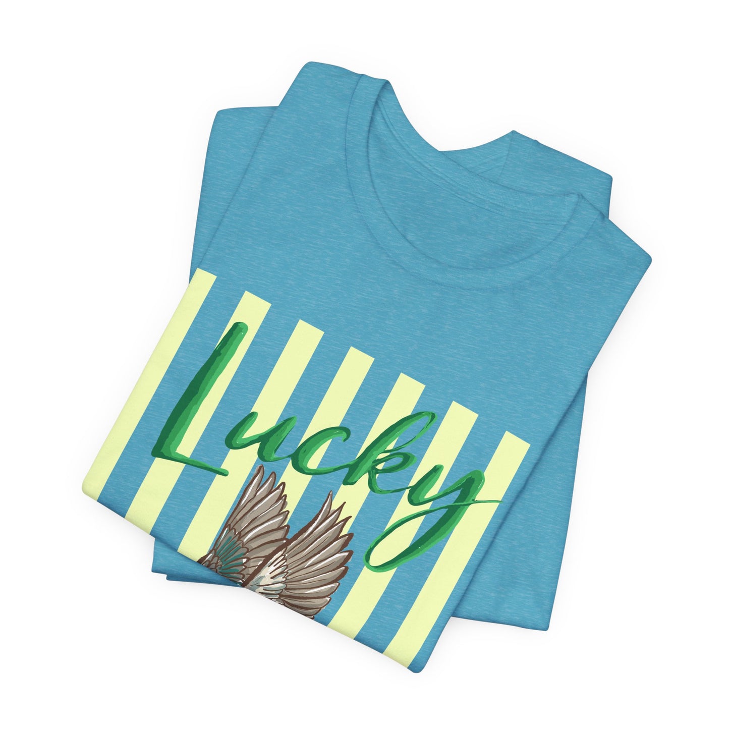 Lucky Mallard Duck Graphic Tee — Casual Nature T-Shirt for Outdoors & St. Patrick’s Day