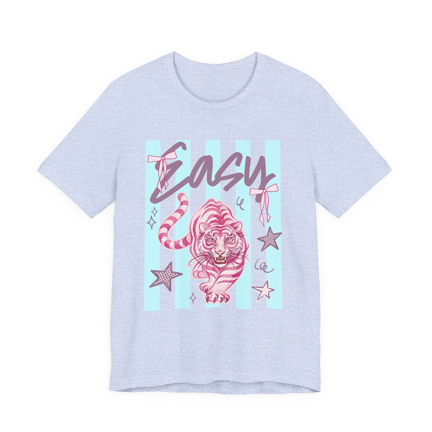 "Easy Tiger" Tee — Retro Pastel Graphic T-Shirt