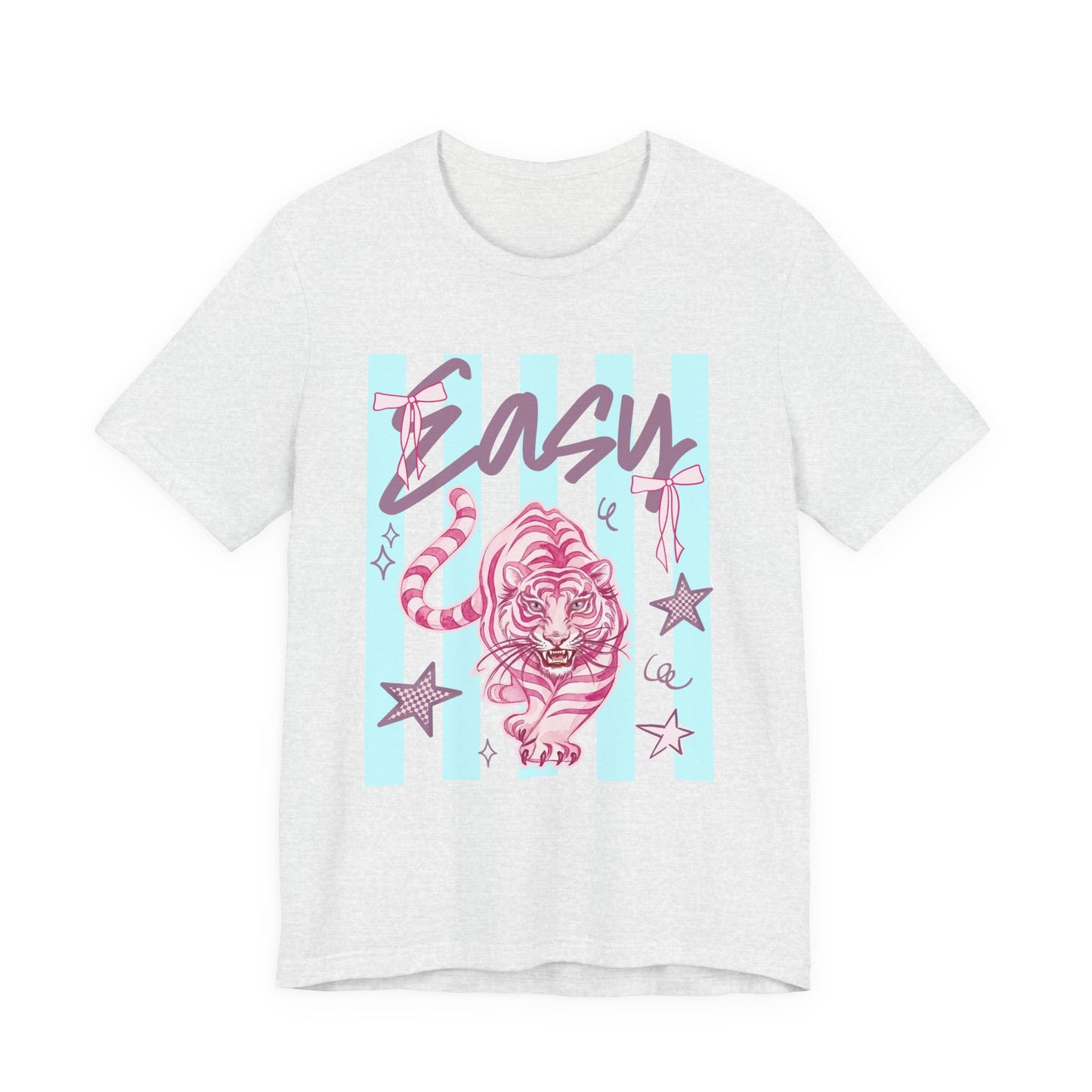 "Easy Tiger" Tee — Retro Pastel Graphic T-Shirt