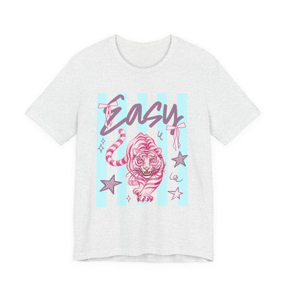 "Easy Tiger" Tee — Retro Pastel Graphic T-Shirt