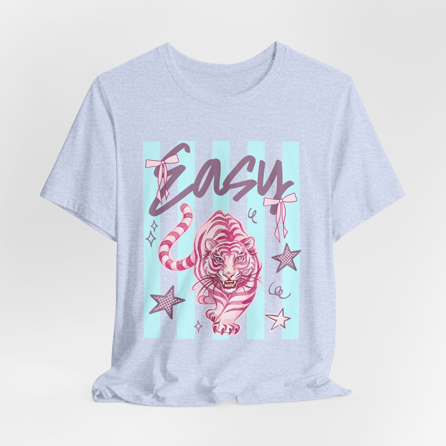 "Easy Tiger" Tee — Retro Pastel Graphic T-Shirt