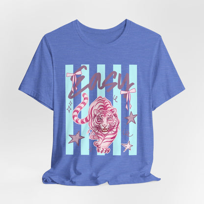 "Easy Tiger" Tee — Retro Pastel Graphic T-Shirt