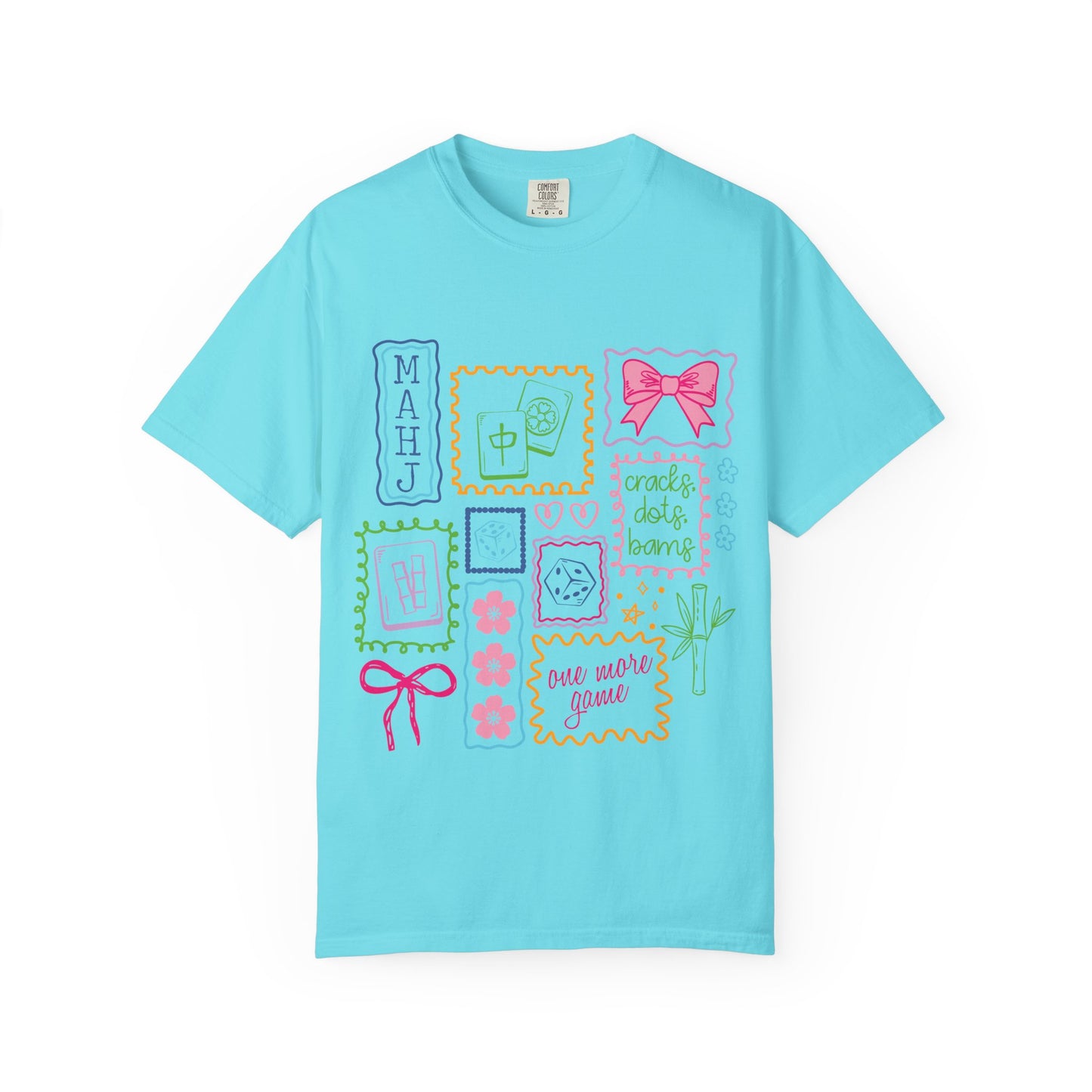 Cute Mahjong Graphic T-Shirt