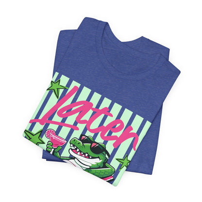 Later Alligator T‑Shirt — Retro Lounge Crocodile Tee